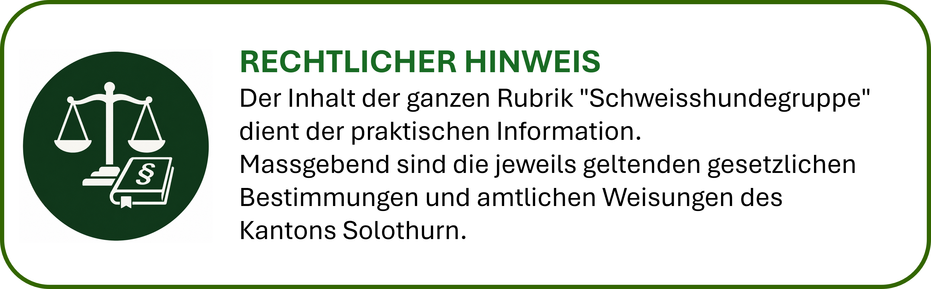 Bild Rechtlicher Hinweis