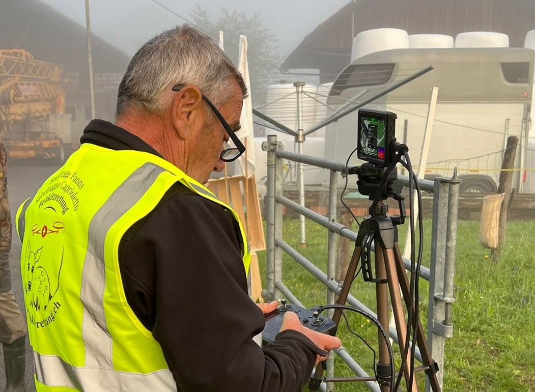 Einige Impressionen der Drohnen-Vorführung
